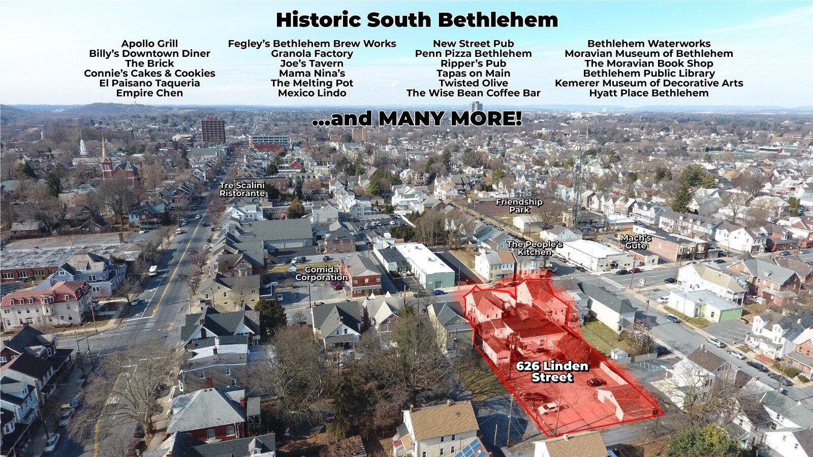 628 Linden St, Bethlehem, PA for sale Primary Photo- Image 1 of 1