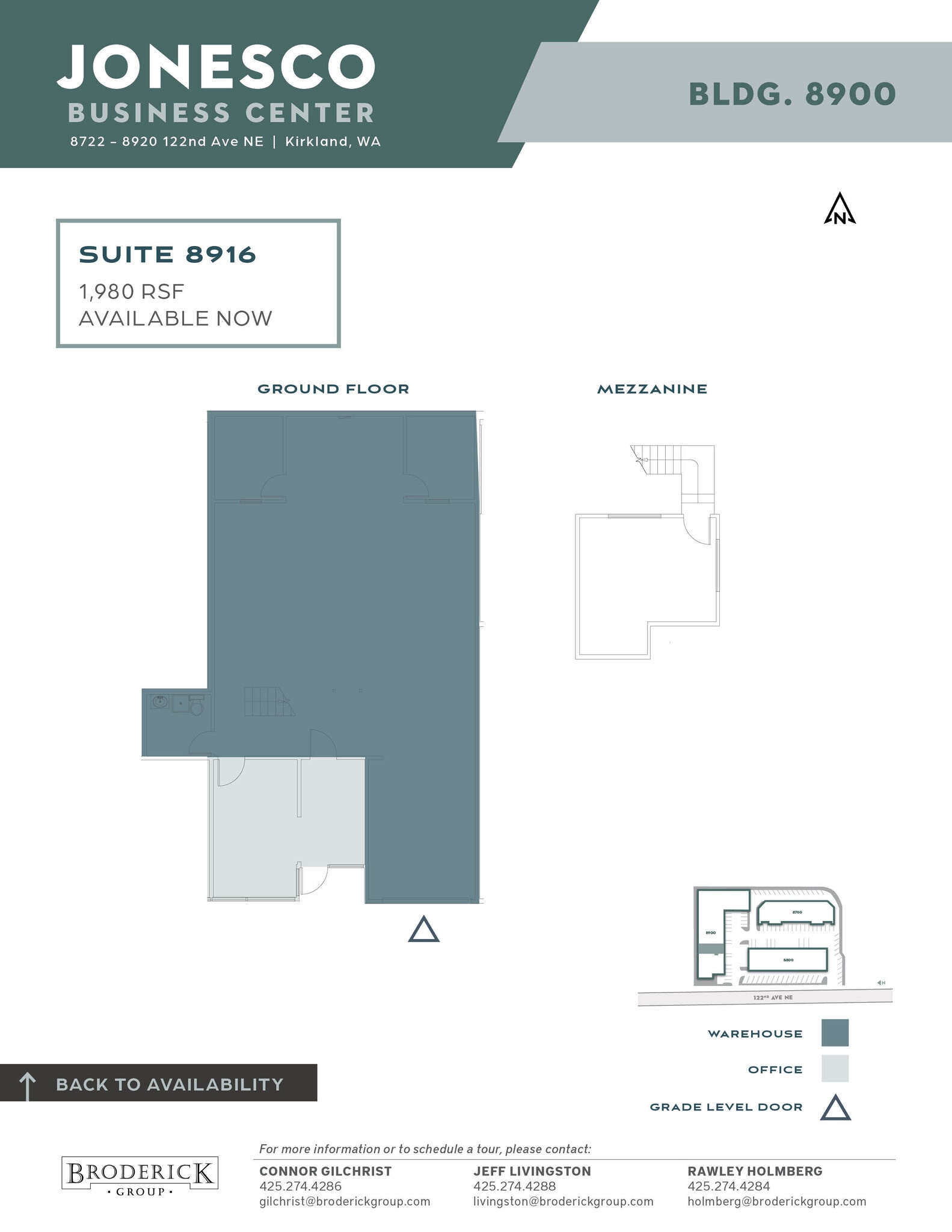 8700-8900 122nd Ave NE, Kirkland, WA for lease Interior Photo- Image 1 of 1