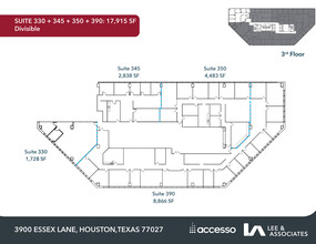 3900 Essex Ln, Houston, TX for lease Floor Plan- Image 2 of 2