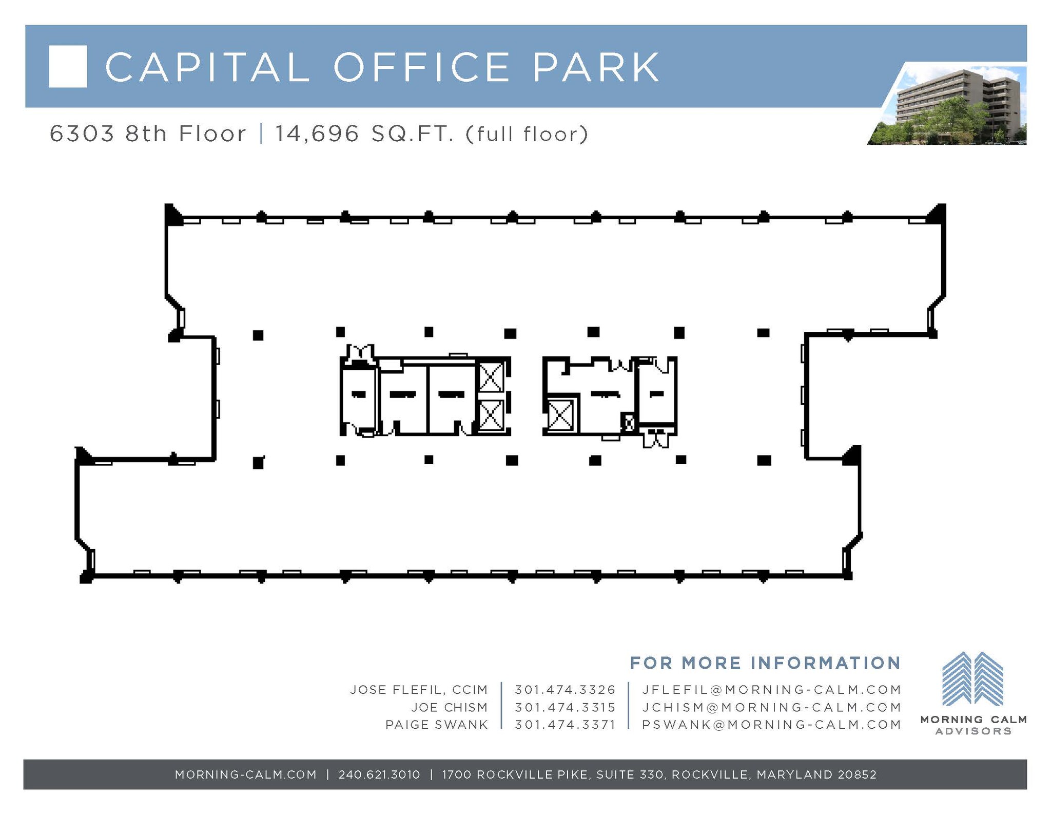 6303 Ivy Ln, Greenbelt, MD for lease Floor Plan- Image 1 of 6