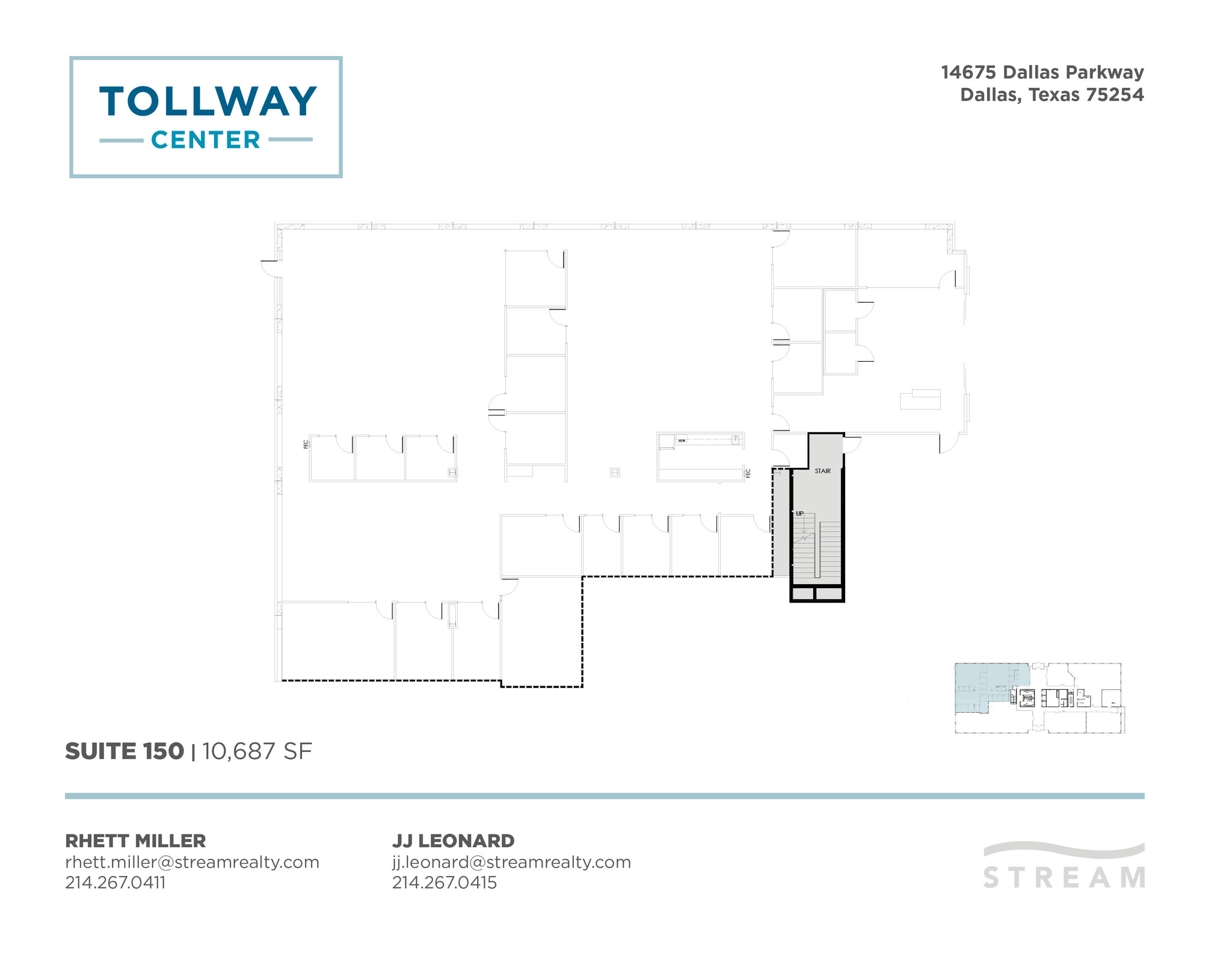 14675 Dallas Pky, Dallas, TX for lease Floor Plan- Image 1 of 1