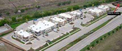 4200 N Collins St, Arlington, TX - AERIAL map view
