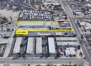 1689 E Mission Blvd, Pomona, CA - aerial  map view