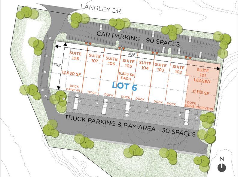 3475 Langley Dr, Hebron, KY for sale - Site Plan - Image 1 of 1