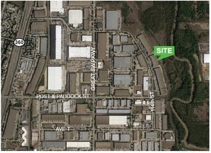 2890 114th St, Grand Prairie, TX - AERIAL  map view