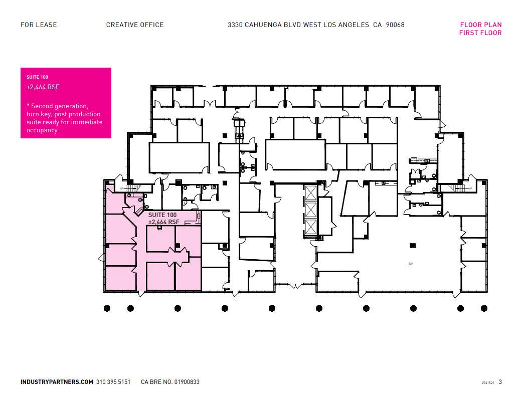 3330 Cahuenga Blvd W, Los Angeles, CA for lease Floor Plan- Image 1 of 1