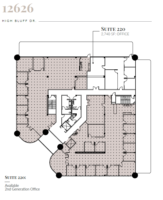 12626 High Bluff Dr, San Diego, CA for lease Floor Plan- Image 1 of 1