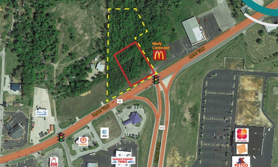 Highway 62 & Shield Hopper Bypass, Mountain Home, AR for sale - Building Photo - Image 1 of 1