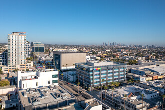 6040 W Sunset Blvd, Los Angeles, CA - aerial  map view