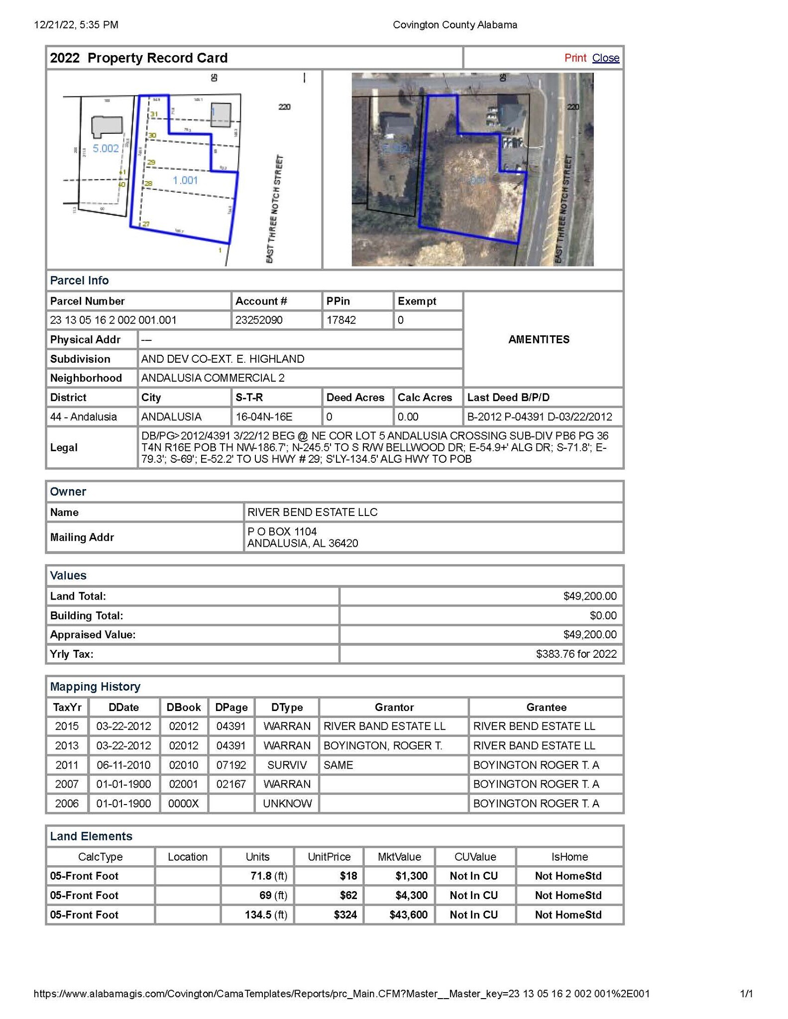0 US-29, Andalusia, AL for sale Building Photo- Image 1 of 1