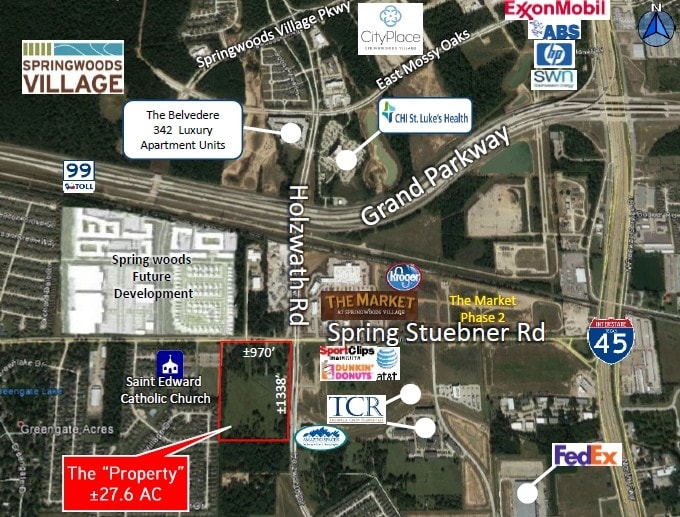 Spring Stuebner Rd & Holzwarth Rd, Spring, TX for sale Primary Photo- Image 1 of 1