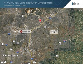 Lookout Rd, Live Oak, TX - AERIAL  map view - Image1