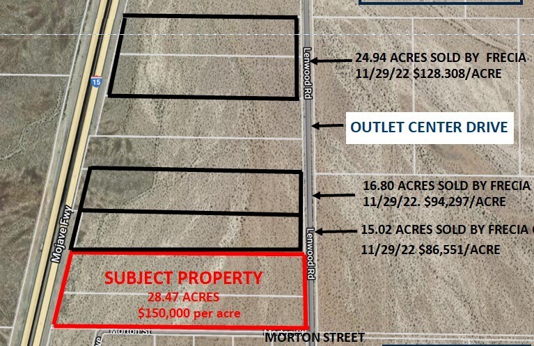 NWC Outlet Center Dr & Morton St, Barstow, CA for sale Building Photo- Image 1 of 2