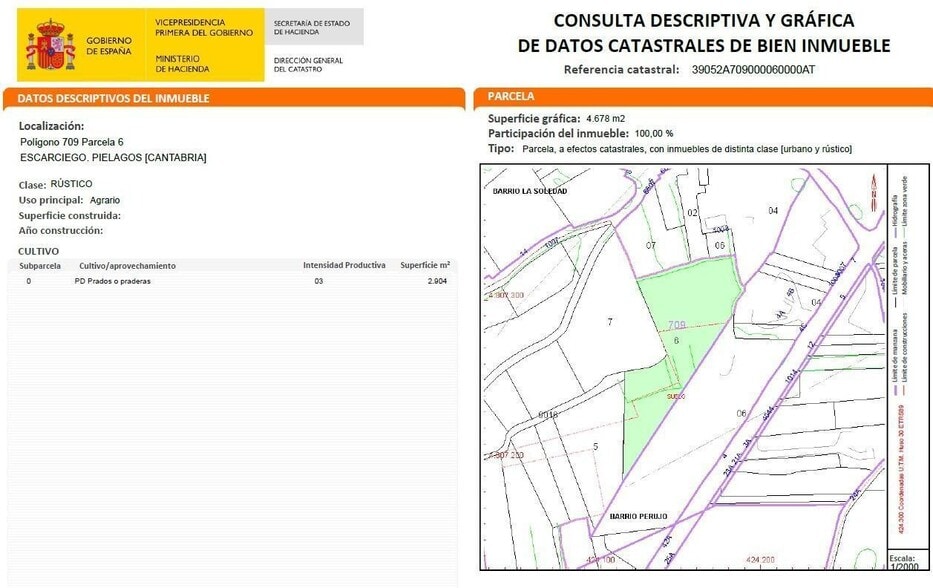 Land in Piélagos, Cantabria for sale - Building Photo - Image 1 of 18