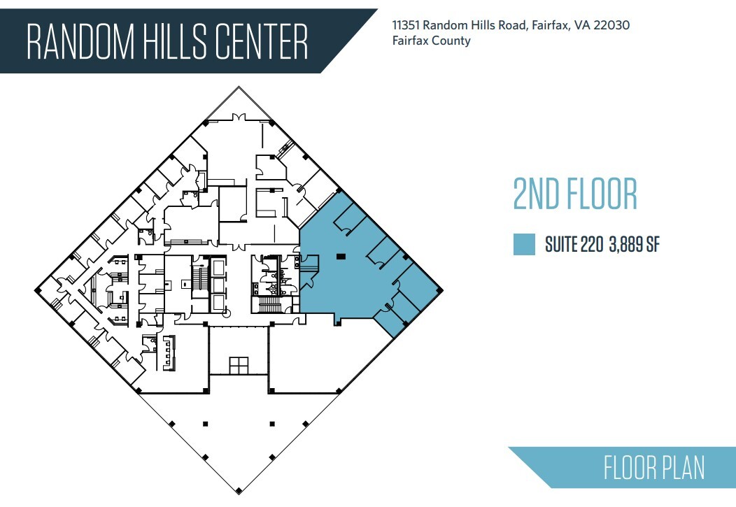 11351 Random Hills Rd, Fairfax, VA 22030 - Unit 220 -  - Floor Plan - Image 1 of 1