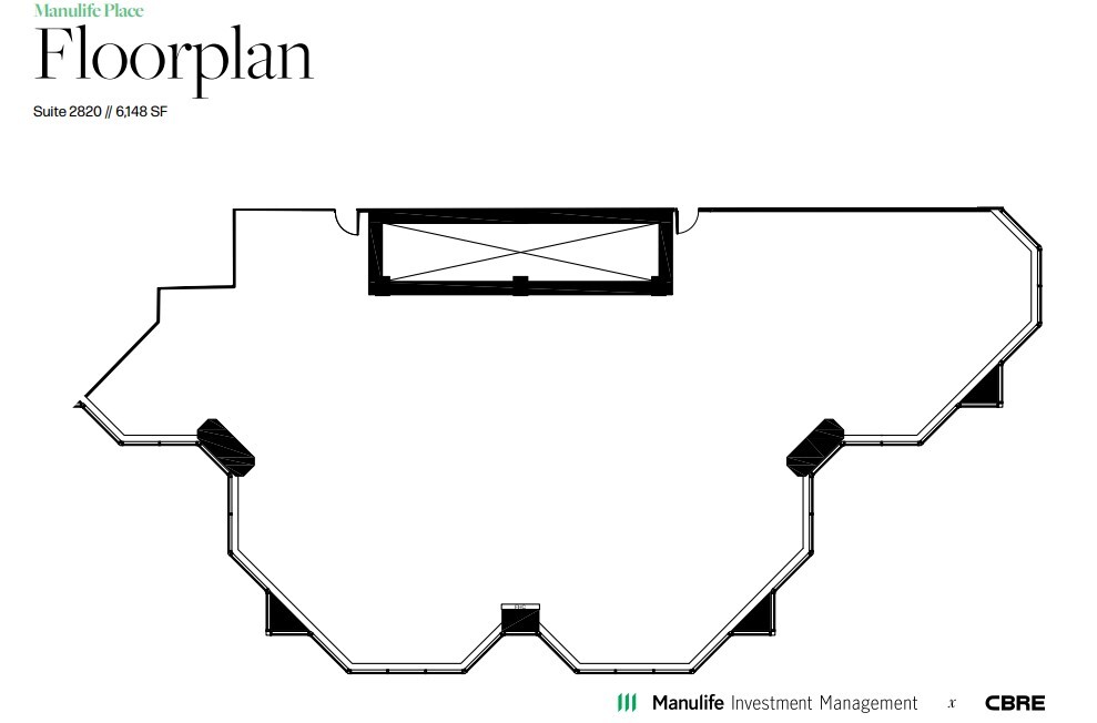 10180 101 St NW, Edmonton, AB for lease Floor Plan- Image 1 of 1