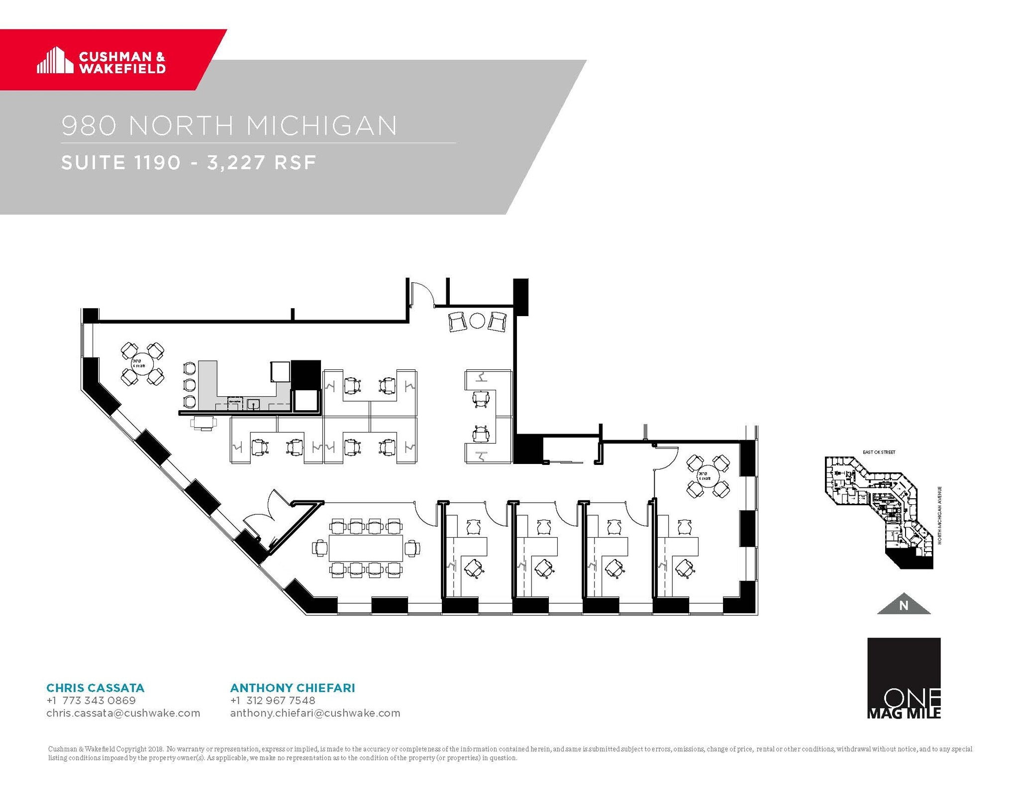 980 N Michigan Ave, Chicago, IL for lease Floor Plan- Image 1 of 1