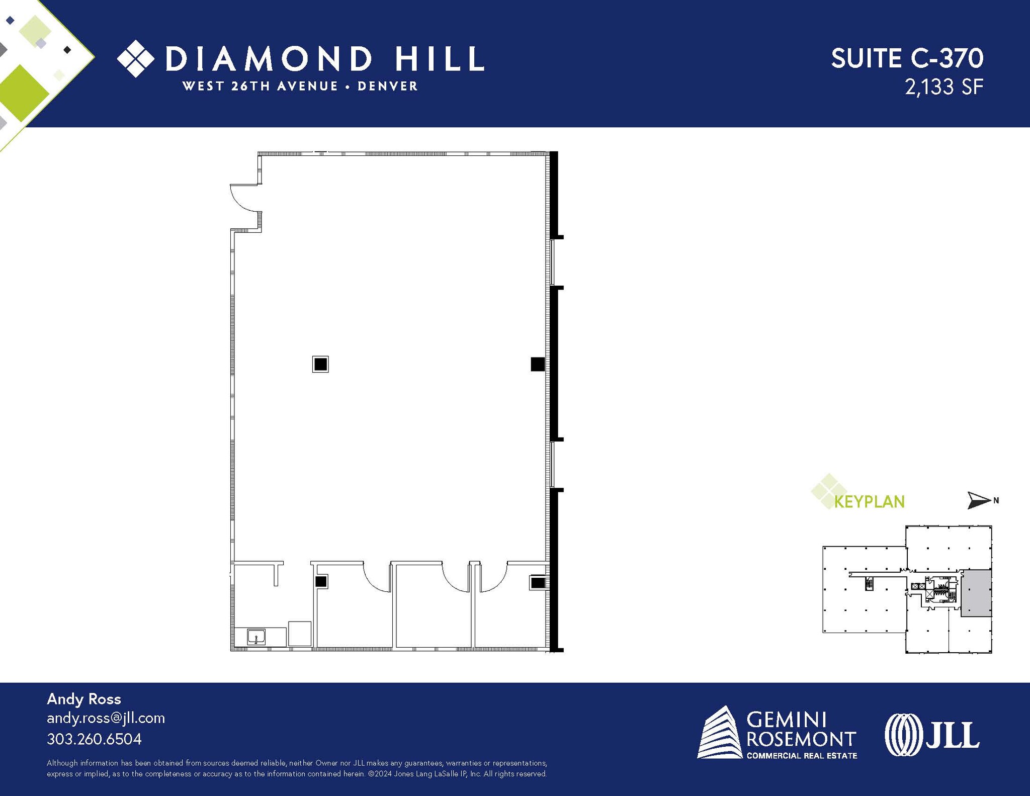 2490 W 26th Ave, Denver, CO for lease Floor Plan- Image 1 of 2