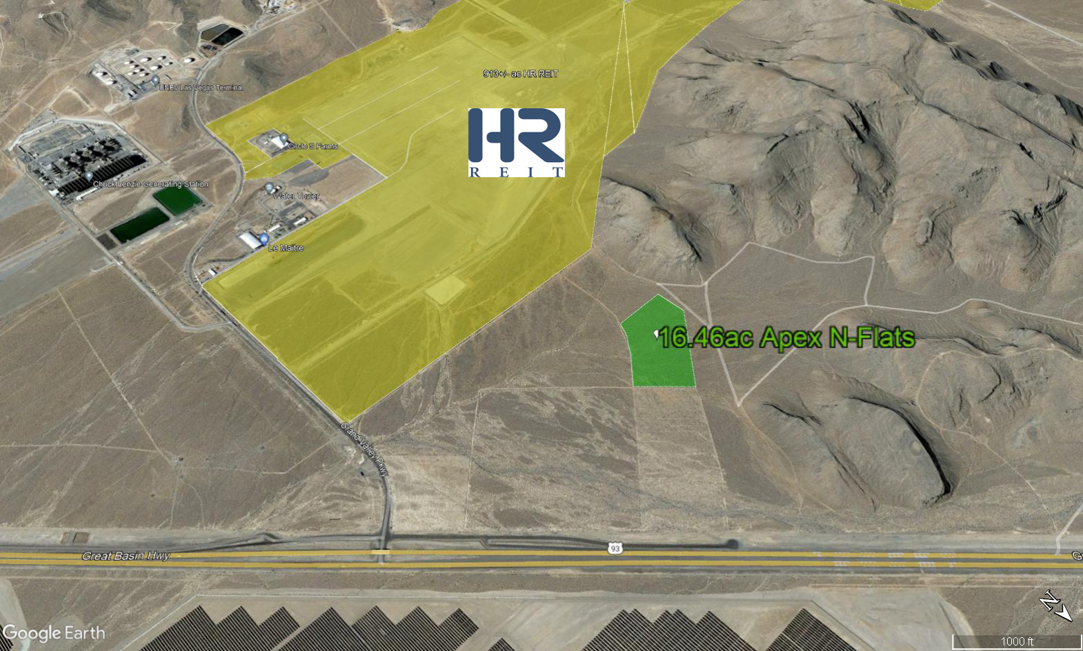 Apex N-Flats,16.46ac OWC Terms, Vacant Land, Las Vegas, NV for sale Primary Photo- Image 1 of 15