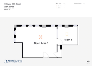 110 W 40th St, New York, NY for lease Floor Plan- Image 1 of 4