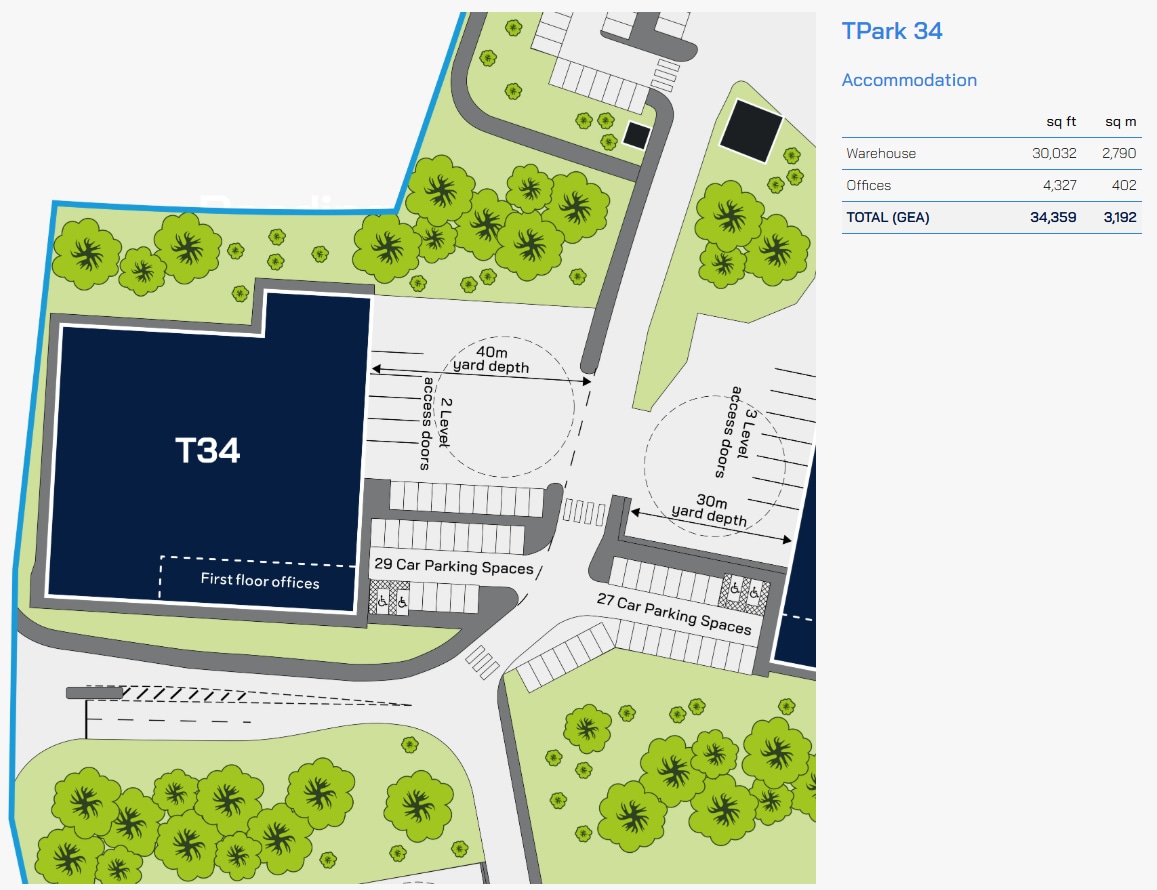 Salisbury Rd, Calmore for lease Site Plan- Image 1 of 1