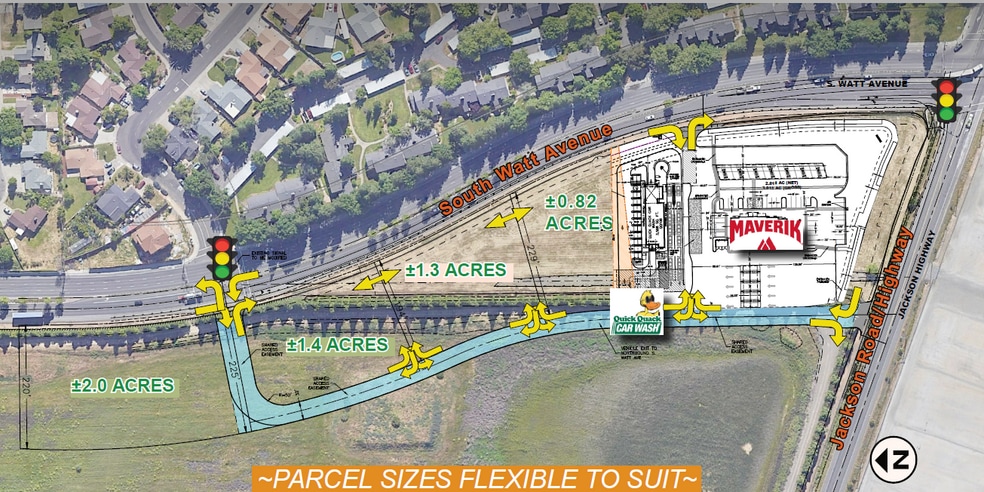 S Watt Ave, Sacramento, CA for lease - Building Photo - Image 1 of 1