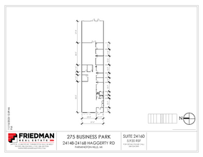 24120-24168 Haggerty Rd, Farmington Hills, MI for lease Floor Plan- Image 1 of 2