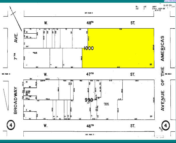 1211 Avenue of the Americas, New York, NY for sale - Plat Map - Image 1 of 1