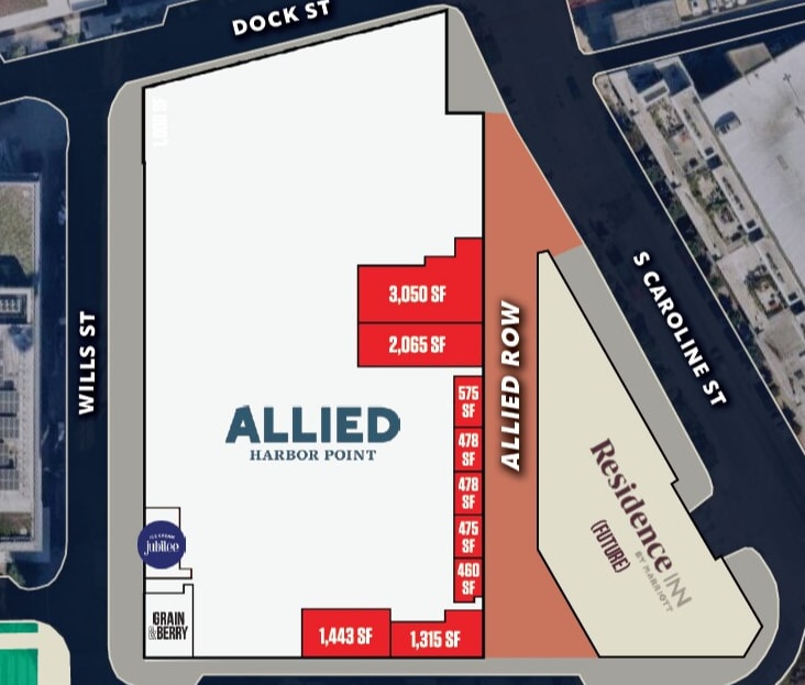 1402 Point St, Baltimore, MD for lease Floor Plan- Image 1 of 1