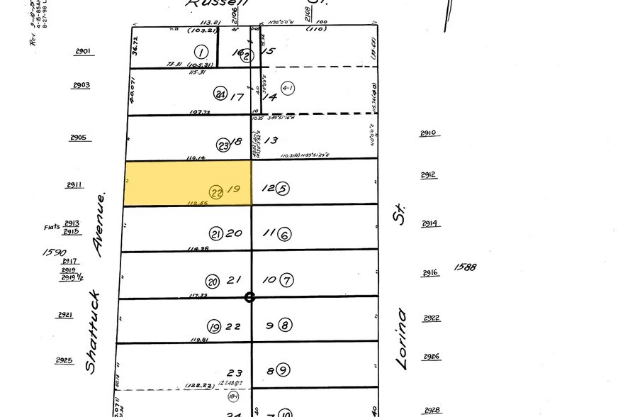 2911 Shattuck Ave, Berkeley, CA for sale - Plat Map - Image 2 of 39