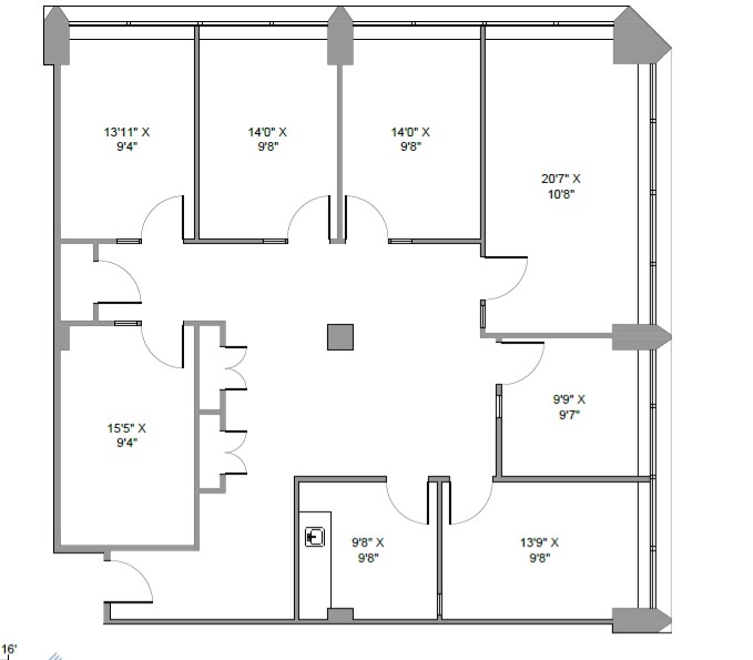 245 Fairview Mall Dr, Toronto, ON for lease Floor Plan- Image 1 of 1