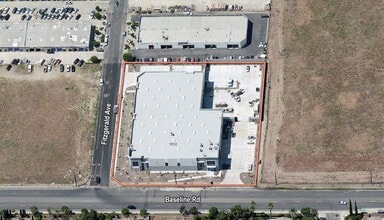 1110 W Baseline Rd, Rialto, CA - AERIAL  map view
