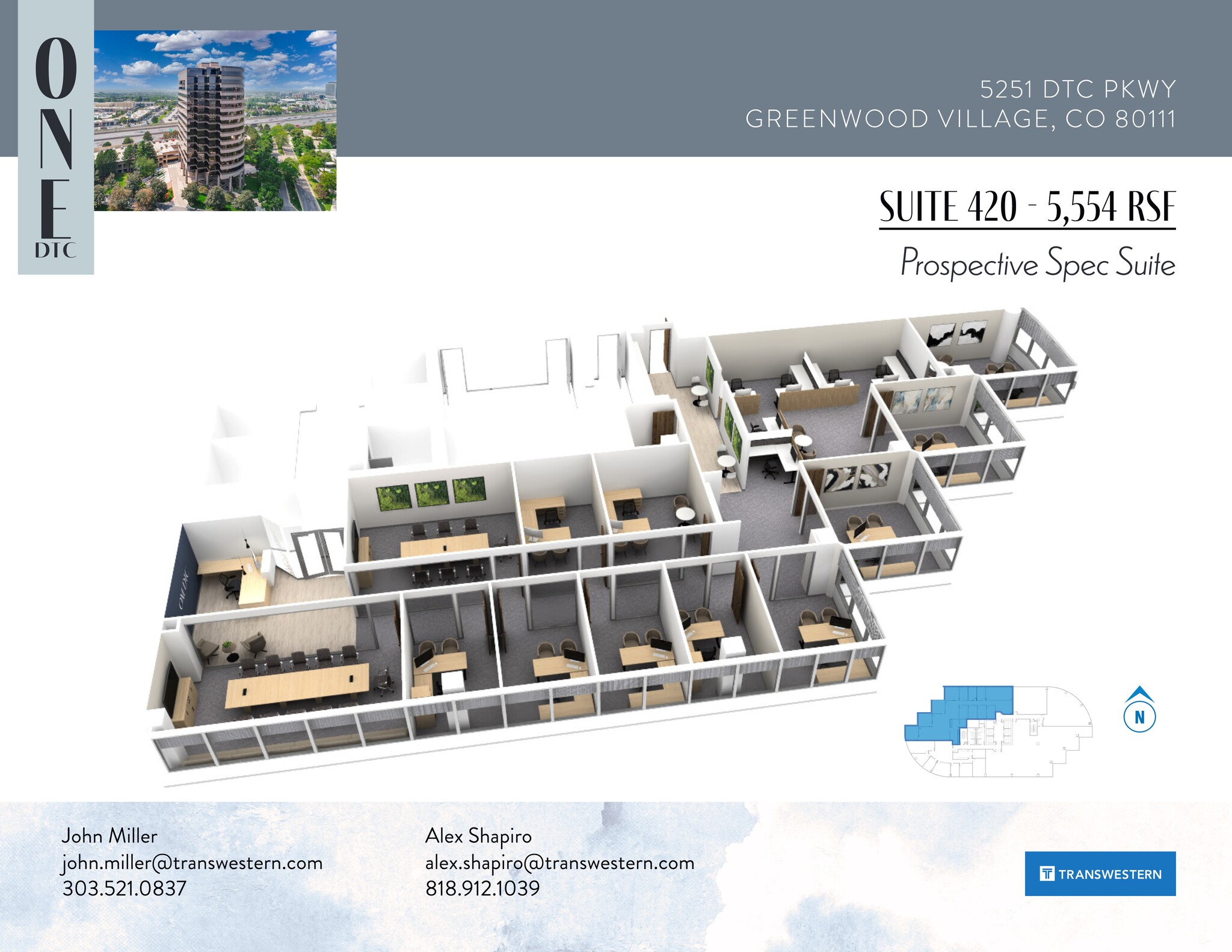 5251 Dtc Pky, Greenwood Village, CO for lease Site Plan- Image 1 of 5