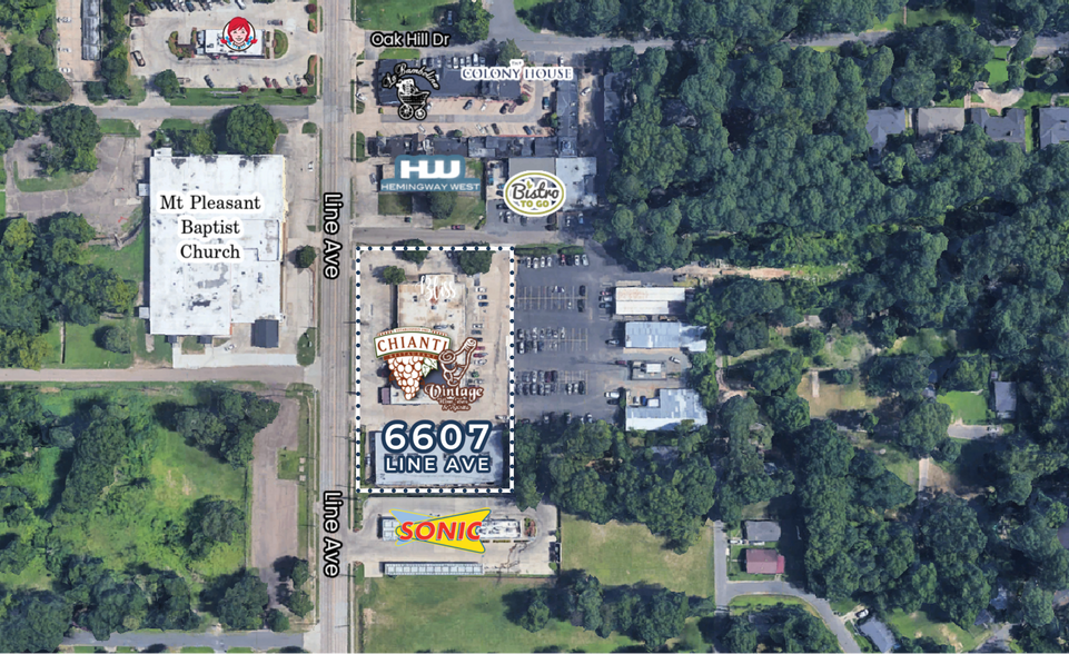 6607 Line Ave, Shreveport, LA for lease - Building Photo - Image 1 of 11