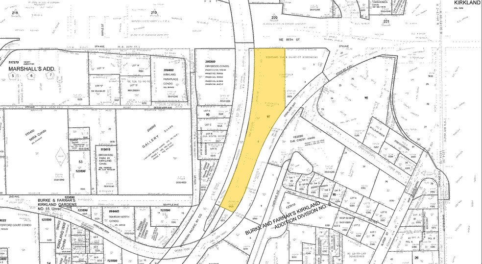 11200 Kirkland Way, Kirkland, WA for lease - Plat Map - Image 2 of 5