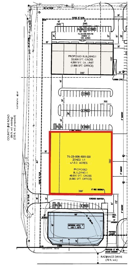 10137 Marine City Hwy, Ira Township, MI for lease Site Plan- Image 1 of 2