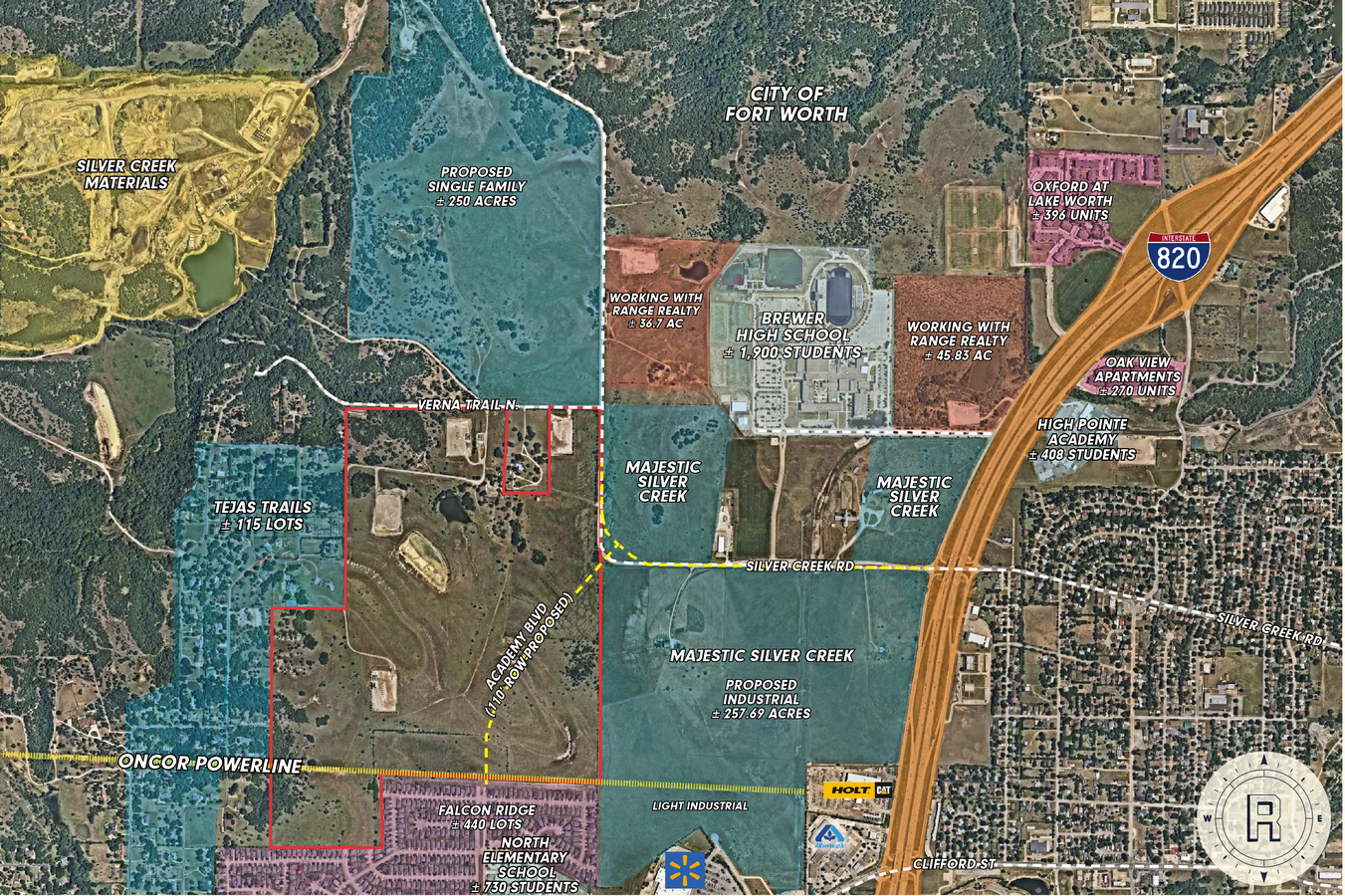 Fort Worth Tx Zoning Map 825 Silver Creek Rd Fort Worth Tx 76108 Hyde Ranch Loopnet