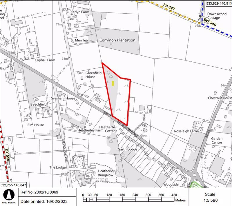 Effingham Rd, Copthorne for sale Site Plan- Image 1 of 1