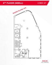 1710 Rhode Island Ave NW, Washington, DC for lease Floor Plan- Image 1 of 1