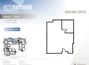 1633 Bayshore Hwy, Burlingame, CA for lease Floor Plan- Image 1 of 1