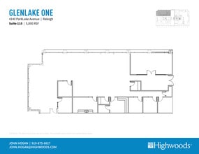 4140 Parklake Ave, Raleigh, NC for lease Floor Plan- Image 1 of 1