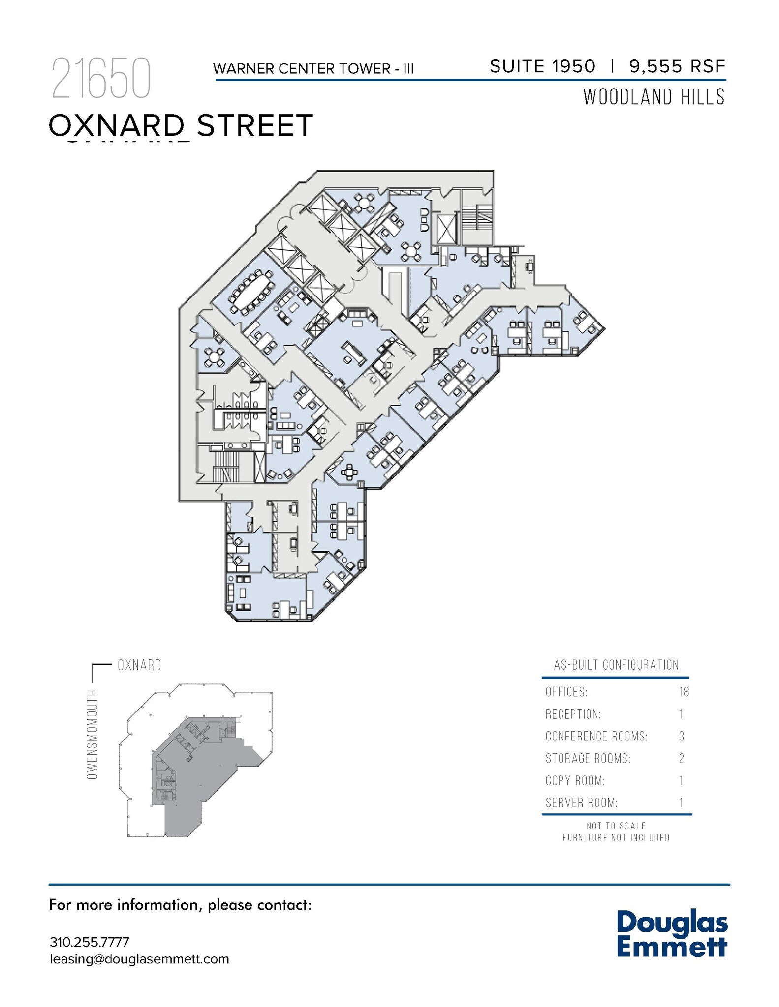 21650 Oxnard St, Woodland Hills, CA for lease Floor Plan- Image 1 of 1