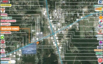 503 Highway 16 W, Carthage, MS - aerial  map view