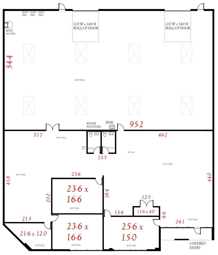 1410 W 14th St, Tempe, AZ for lease Floor Plan- Image 1 of 1