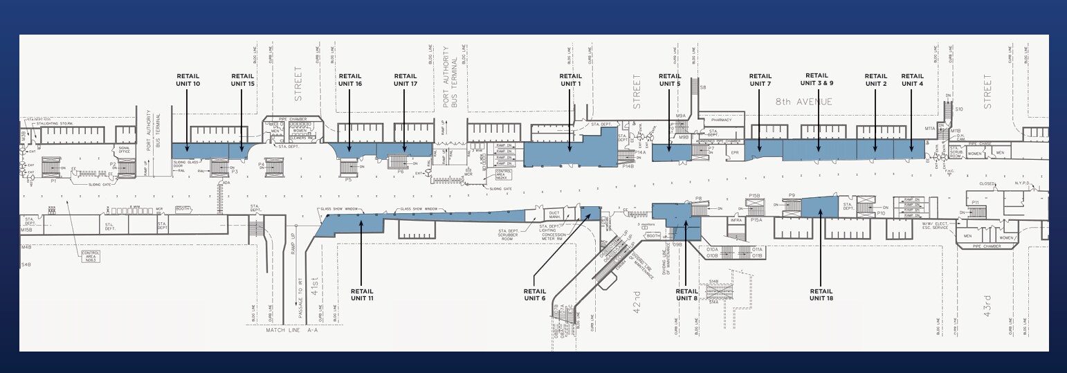 625-649 Eighth Ave, New York, NY for lease Floor Plan- Image 1 of 2