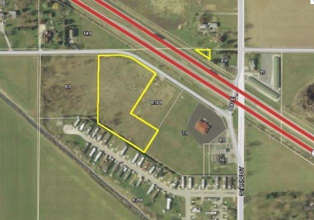 0 CR 600 N, Hamlet, IN for sale Aerial- Image 1 of 1