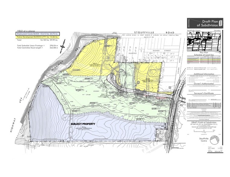 12116 Woodbine Av, Whitchurch-Stouffville, ON for sale - Site Plan - Image 2 of 3