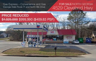 4529 Cleveland Hwy, Cohutta GA - Convenience Store