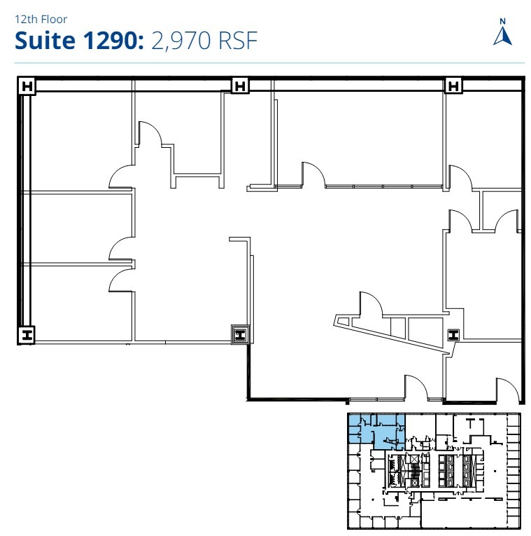 1100 Superior Ave E, Cleveland, OH for lease Floor Plan- Image 1 of 1