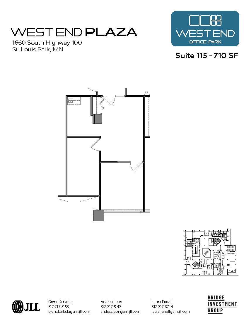 1665 Utica Ave S, Saint Louis Park, MN for lease Floor Plan- Image 1 of 1